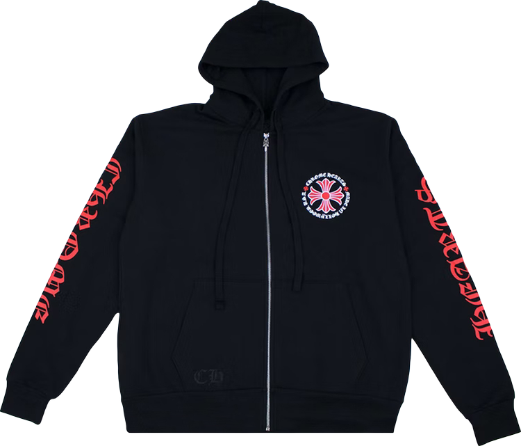 Chrome Hearts Clothing: Black Chrome Hearts Hoodie, Chrome Hearts Zip-Up Hoodie, and Chrome Hearts Malibu Hoodie